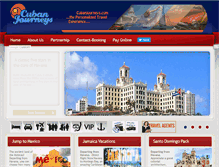 Tablet Screenshot of cubanjourneys.com